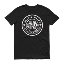 Load image into Gallery viewer, &quot;HUSTLE SMART LIVE RICH&quot; LOGO T-SHIRT